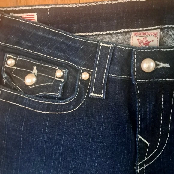 True Religion Bootcut Jeans dark wash - Picture 5 of 14